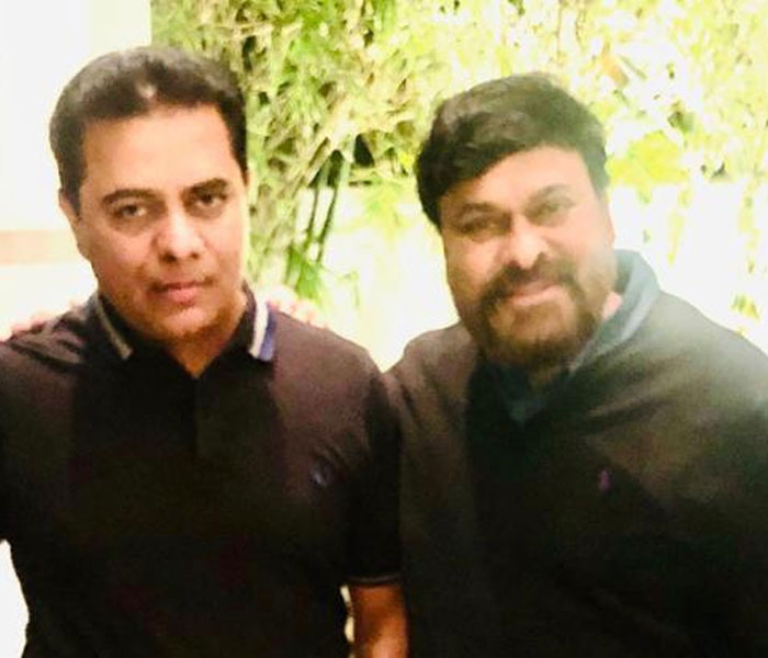 Chiru, Pawan, Mahesh, Charan's Wishes to KTR