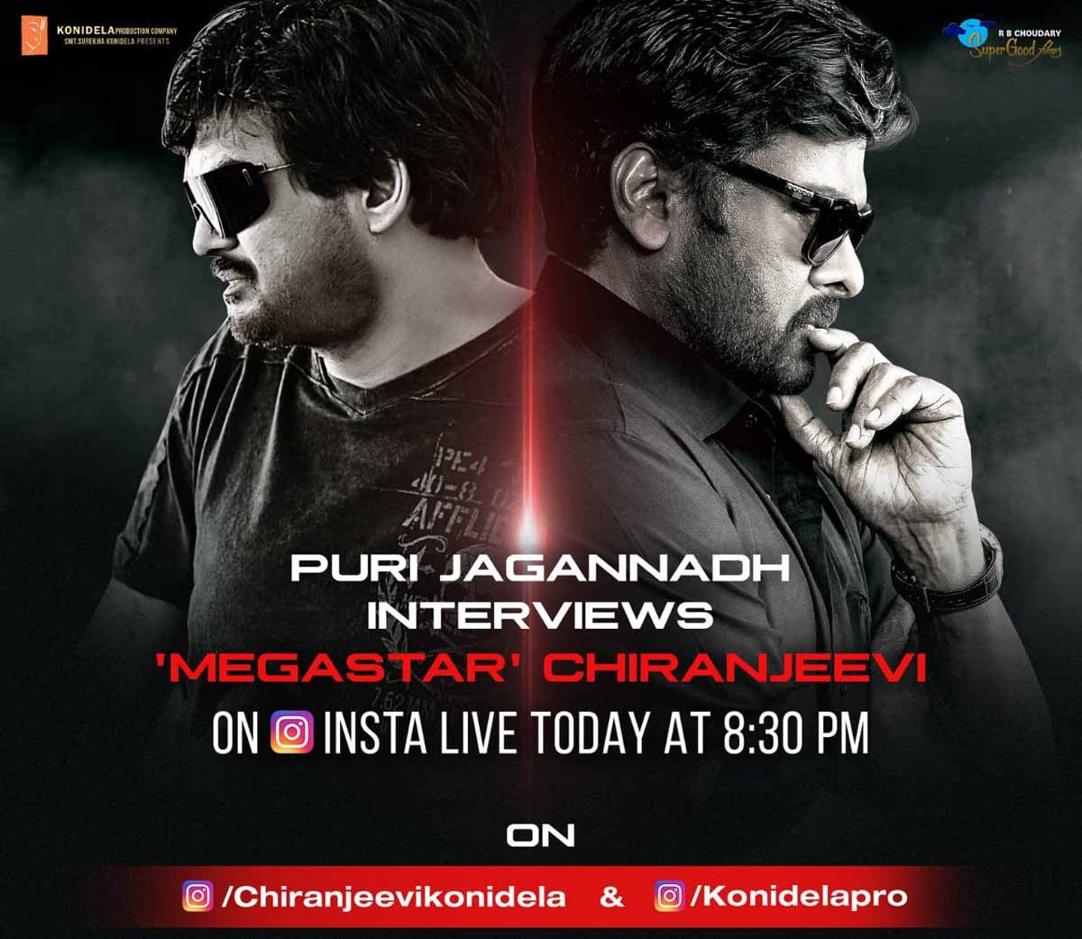 Chiru - Puri Coming to Insta Live