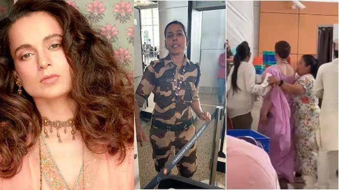 Shocking: MP Kangana Slapped By CISF Jawan | Cinejosh.com