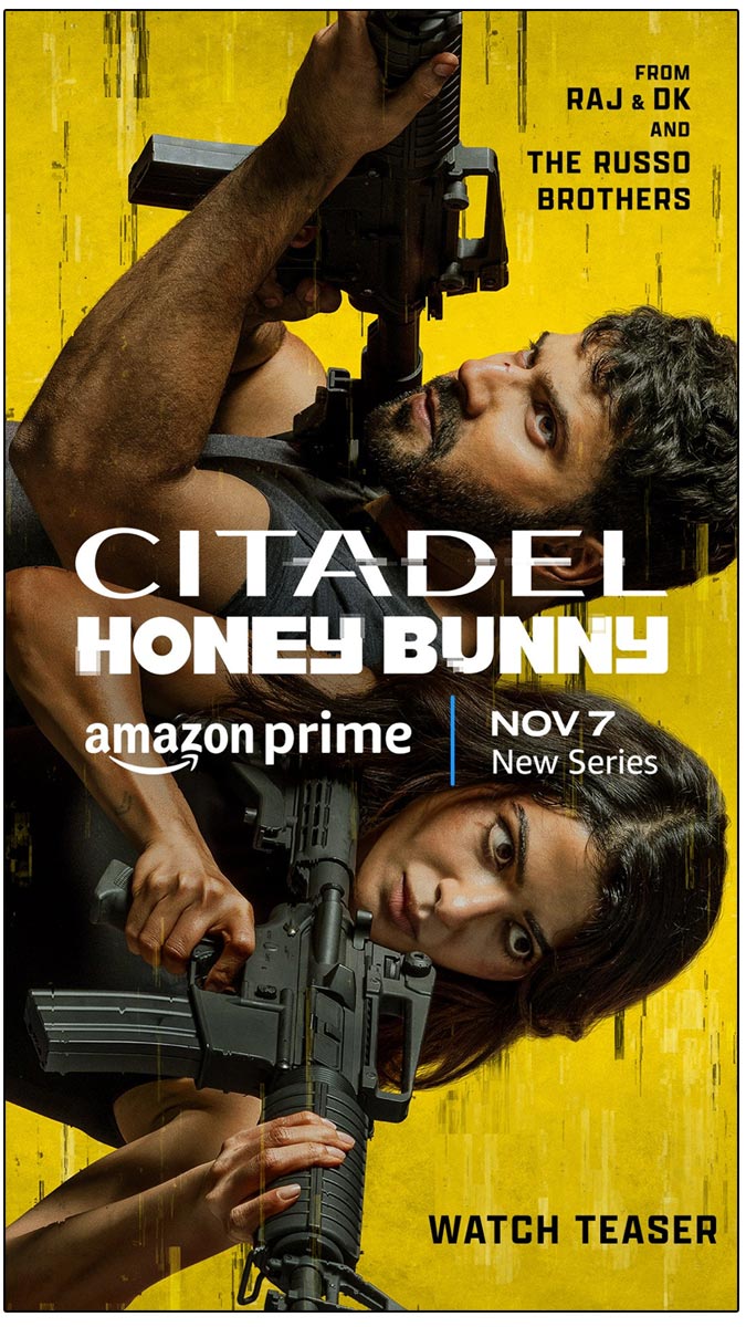 Citadel: Honey Bunny is set to premiere on Prime Video on 7 November 2024