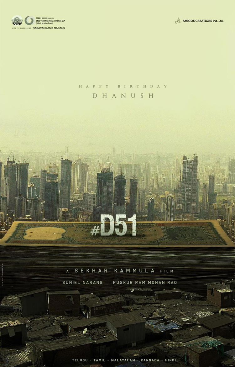 concept poster of Dhanush D51 released 