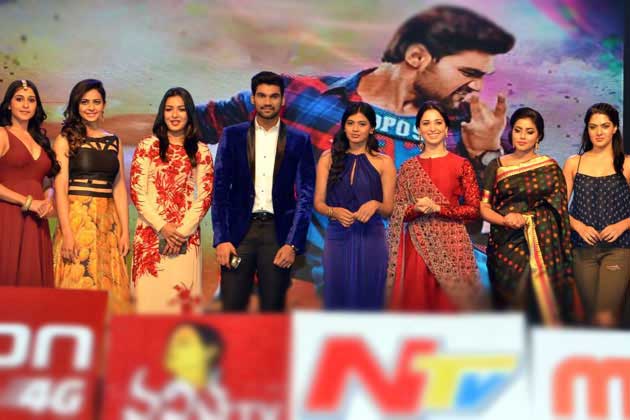 All Crazy Heroines at 'Speedunnodu' Audio Launch