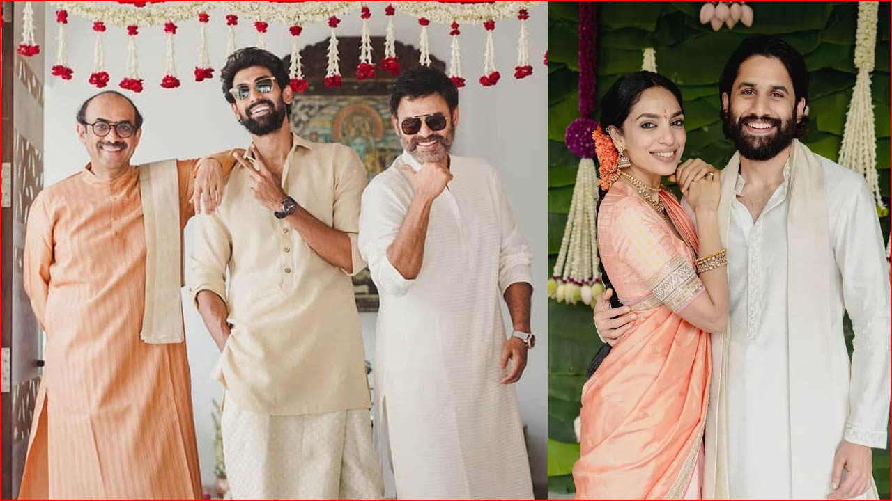 Daggubati family feast for Naga Chaitanya-Sobhita