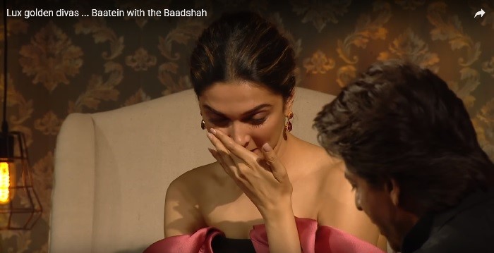 Deepika emotional at King Khan Show