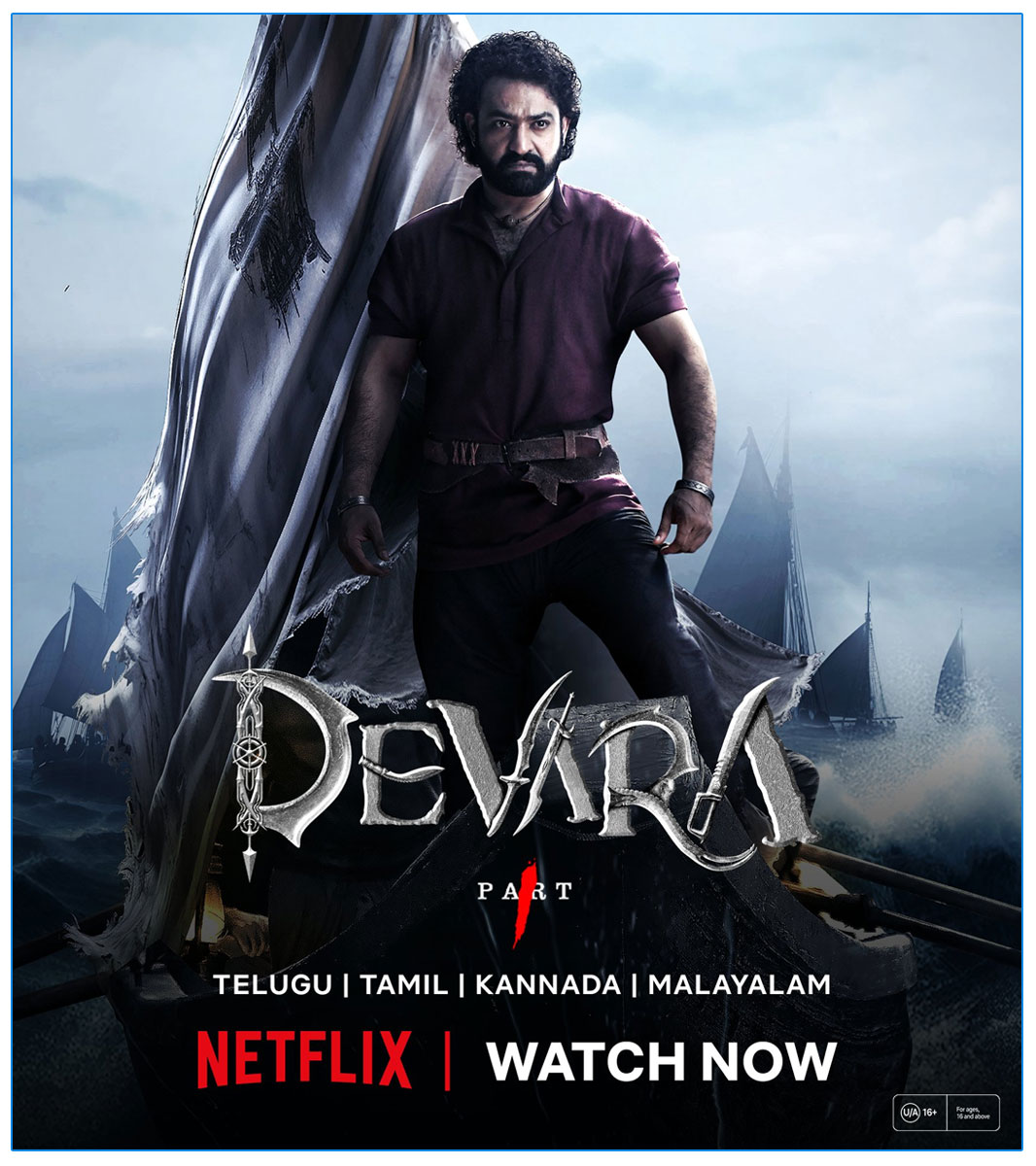 Devara-Part 1 is streaming on Netflix in foreign languages