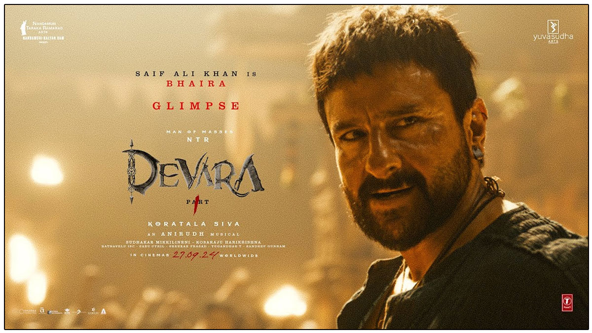 Devara Part 1 releases Saif Ali Khan glimpse on his birthday