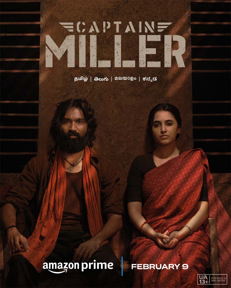 Dhanush Latest Film Captain Miller Locks OTT Release Date