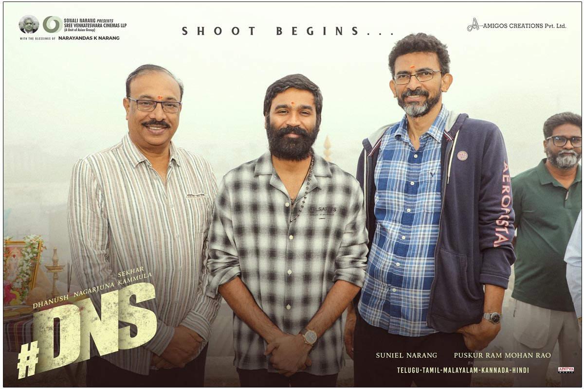 Dhanush - Sekhar Kammula Film Launched