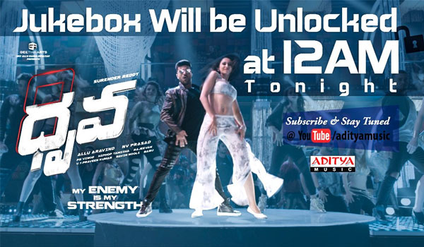 Dhruva Music Launch This Midnight at 12