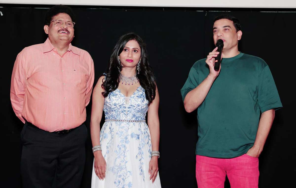 Dil Raju Launched the M4M teaser in the USA with Mohan Vadlapatla & Jo Sharma