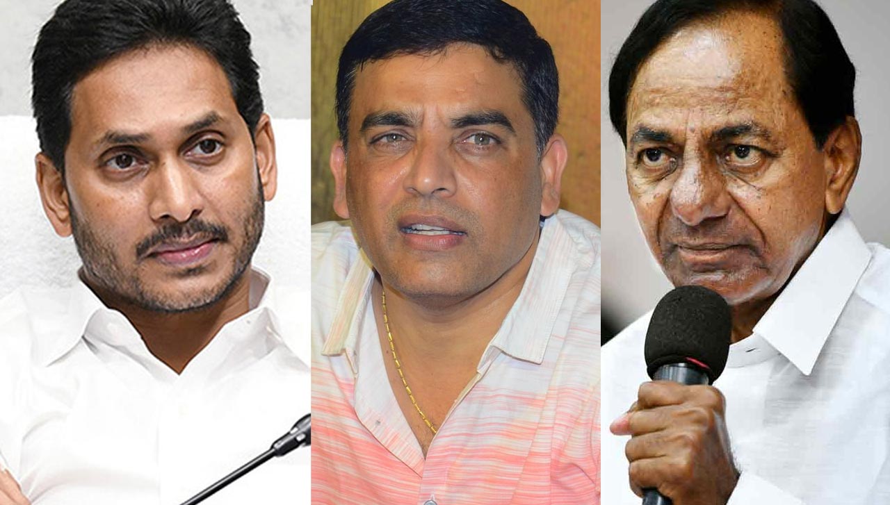 Dil Raju sending signals to Jagan and KCR