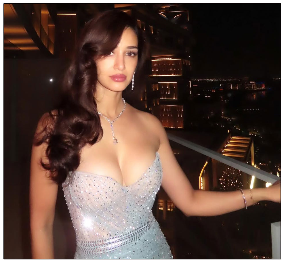 Disha Patani dazzled in a powder blue gown