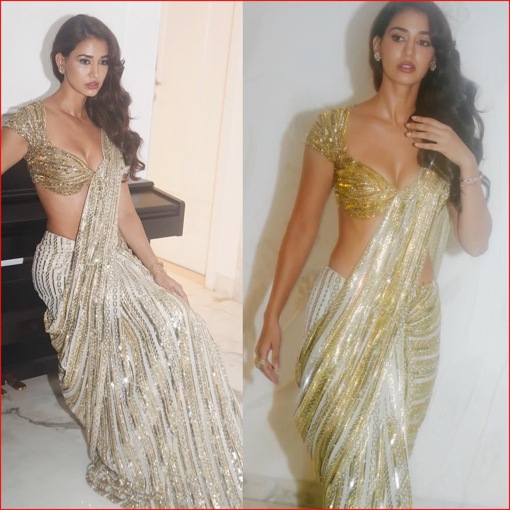 Disha Patani dazzles in golden outfit