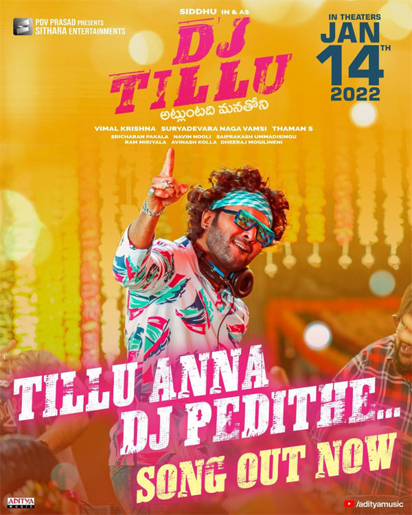 DJ Tillu title track Tillu Anna out