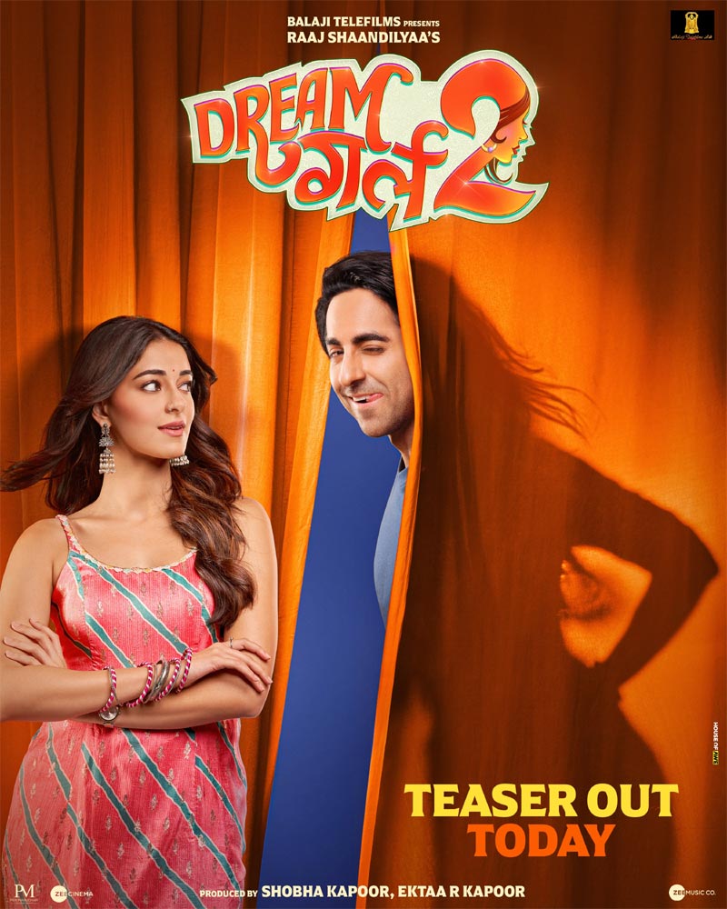 Ananya Panday Look Revealed With Dream Girl 2 Teaser Poster