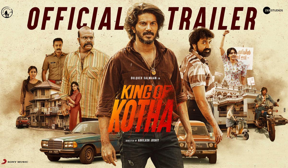 Dulquer Salmaan King of Kotha Trailer Unveiled