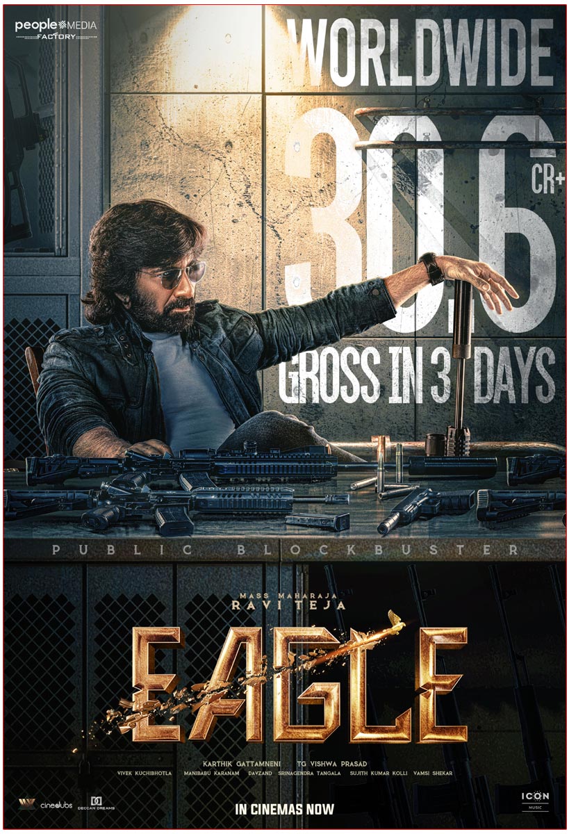  Eagle Colleted 30+ crore gross worldwide In 3 days