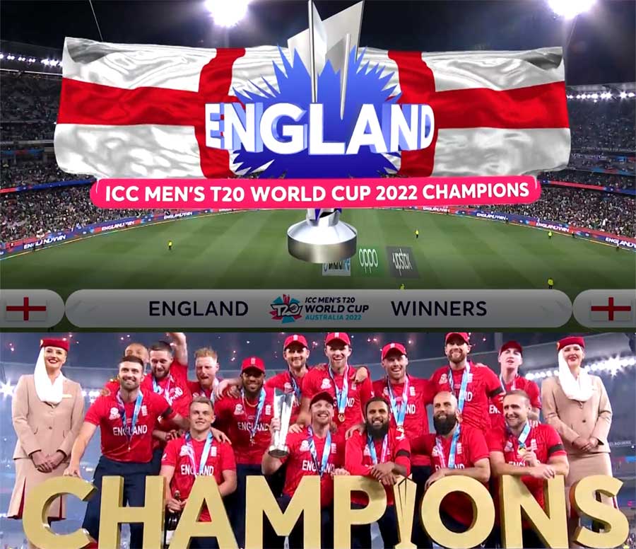 England win the ICC T20 World Cup 2022