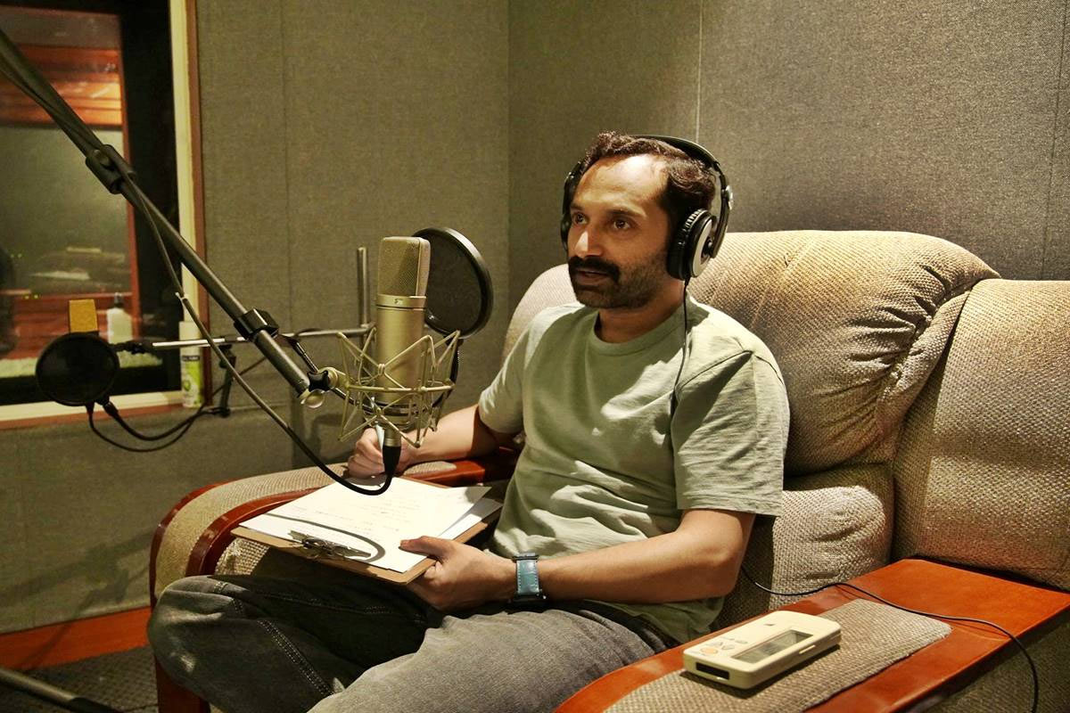 Fahadh Faasil Starts Dubbing 