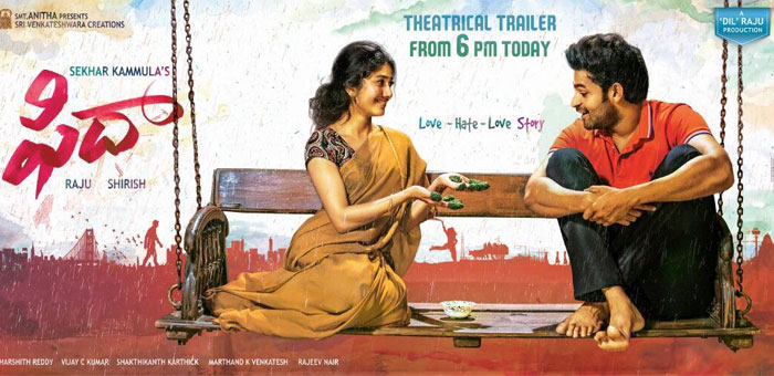 Fidaa Trailer Released