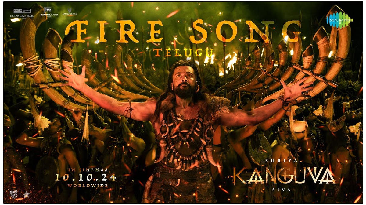 Fire song from Suriya Kanguva released