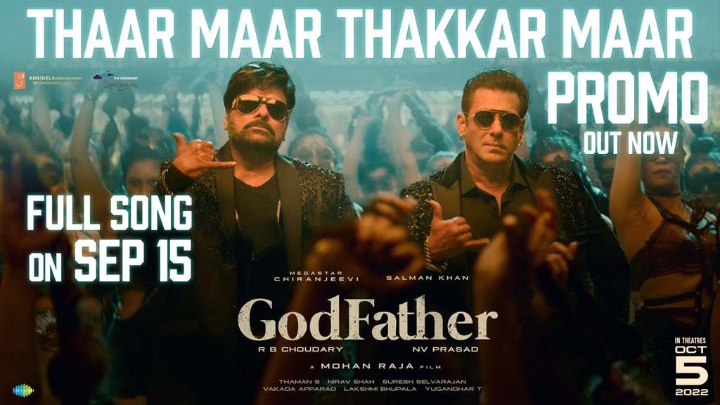 Godfather movie: Chiranjeevi, Salman Khan Thaar Maar Thakkar Maar promo thrills