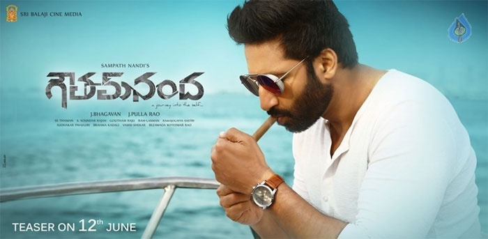 Gopichand Gautham Nanda Teaser On June 12