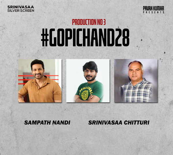 Gopichand, Sampath Nandi New Film