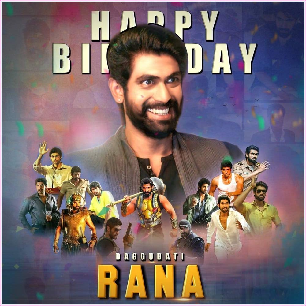 Happy Birthday To Actor, Producer, Presenter Rana Daggubati