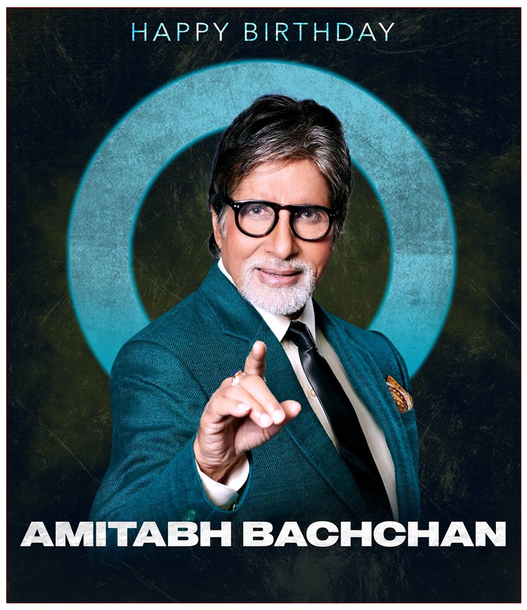 Happy Birthday To Iconic Actor Amitabh Bachchan