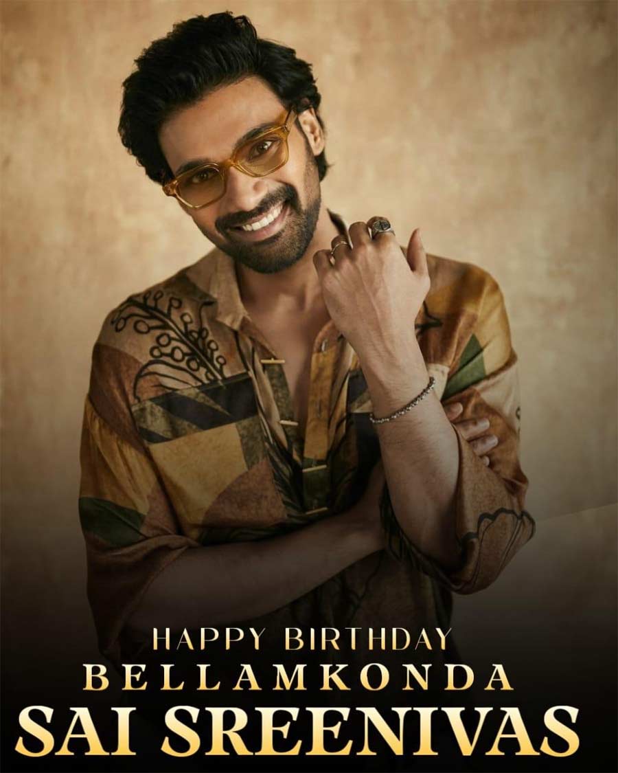 Happy Birthday To Passionate Hero Bellamkonda Sai Sreenivas