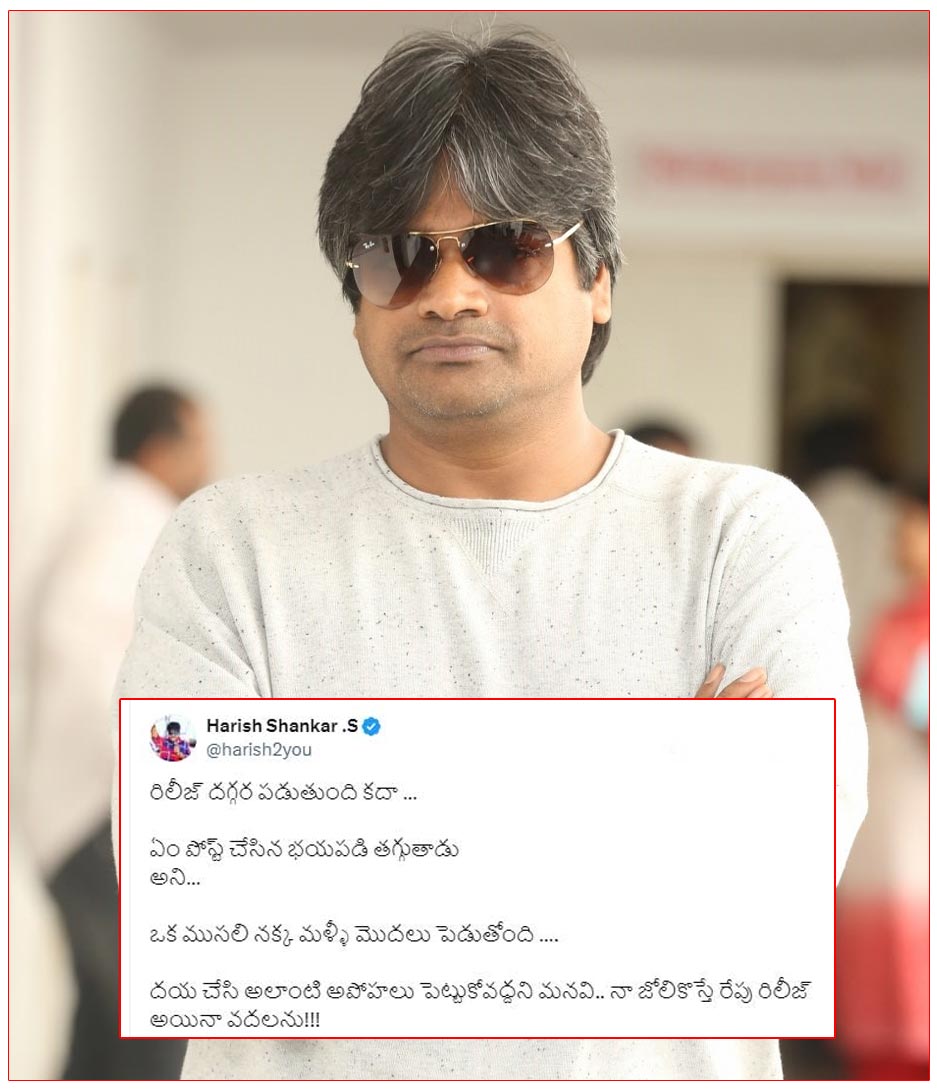 Harish Shankar Blasts A Troller