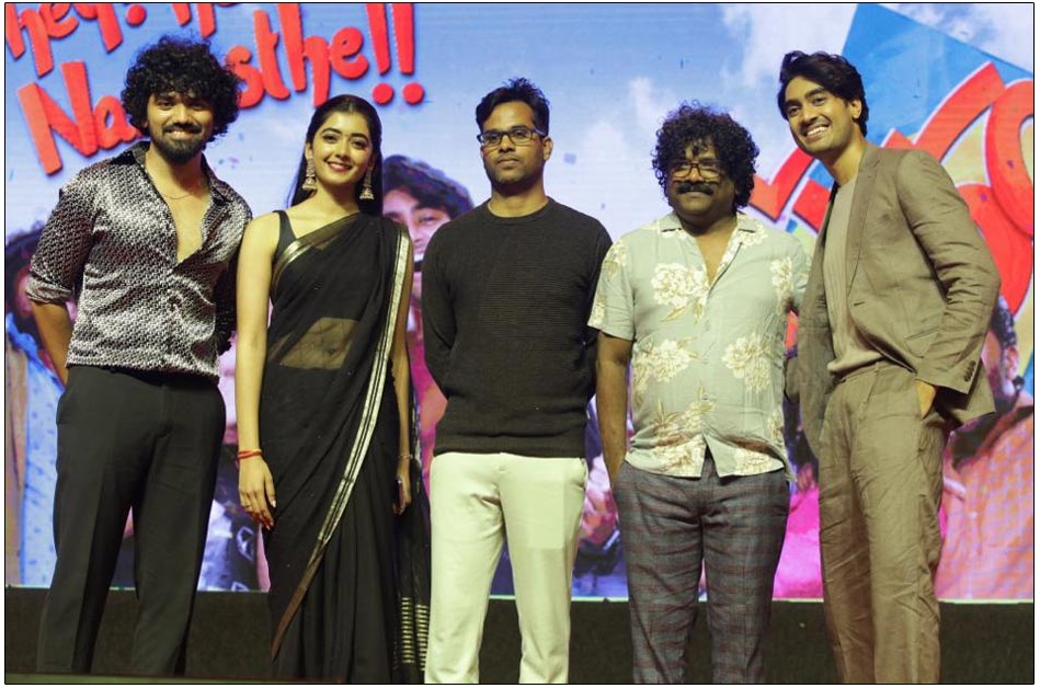 Hey Hello Namasthe song unveiled by Chandra Bose and KV Anudeep