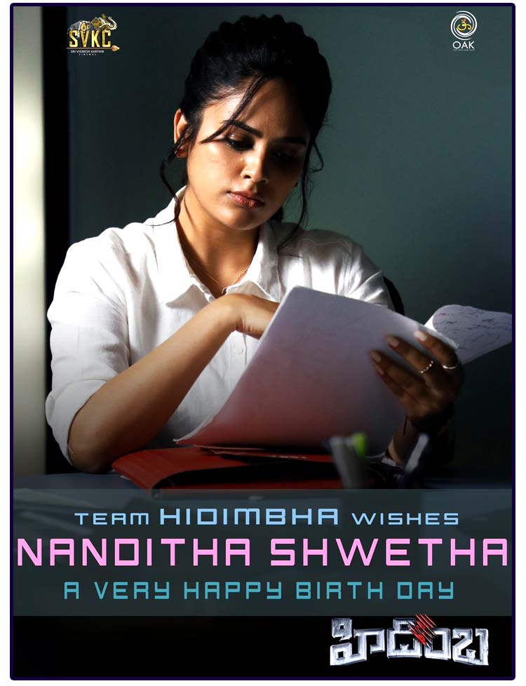 Hidimbha greets Nanditha Shwetha on her Birthday