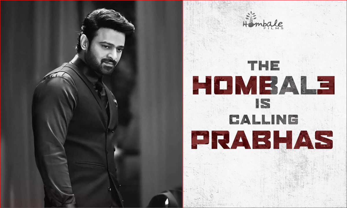 Homable Films Announces Three Films With Prabhas Along With Salaar 2