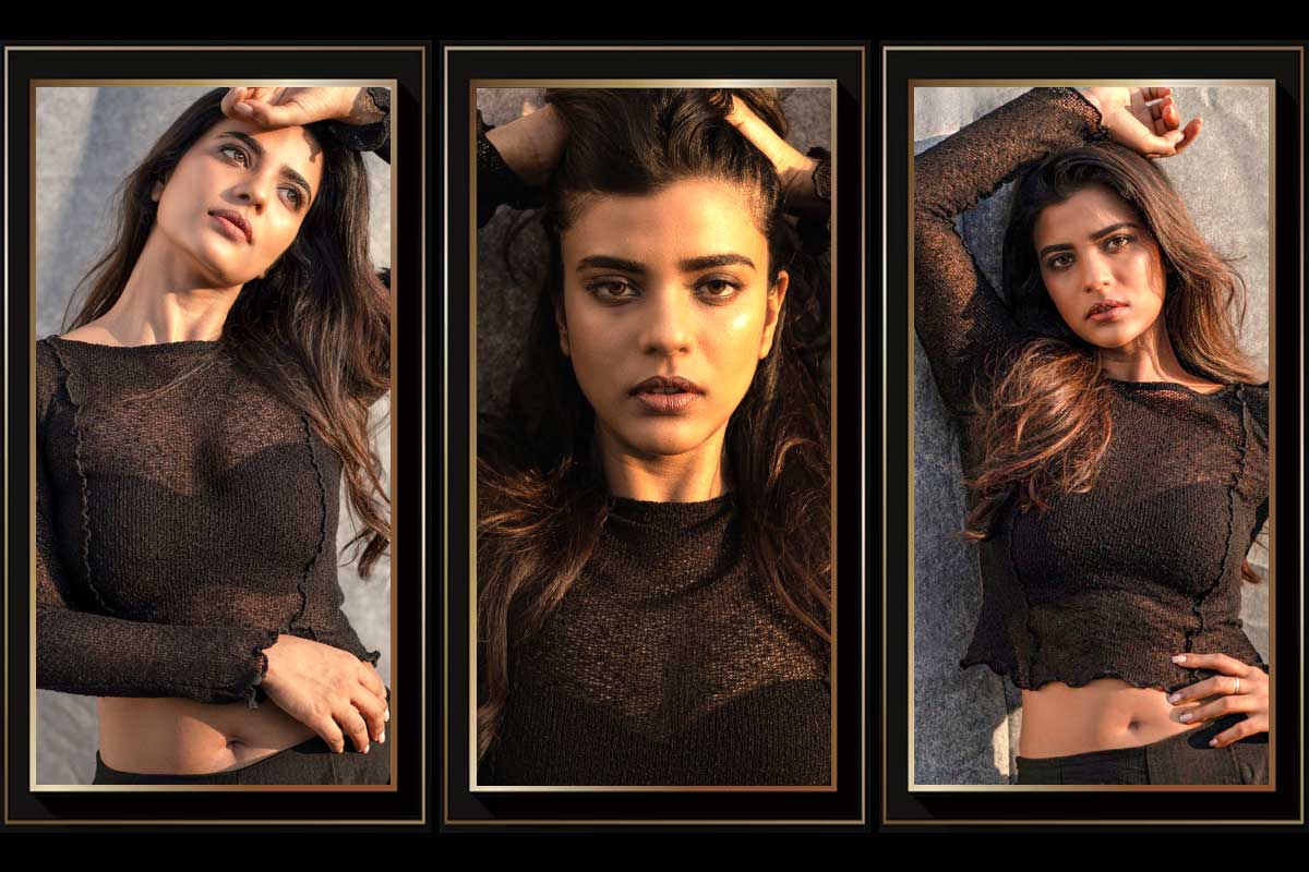 Homely beauty Aishwarya Rajesh gave a shock in black