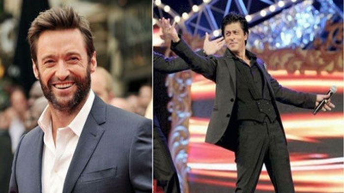 Hugh Jackman and Shah Rukh Khan