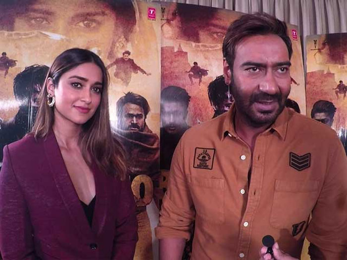 Ileana and Ajay Devgn