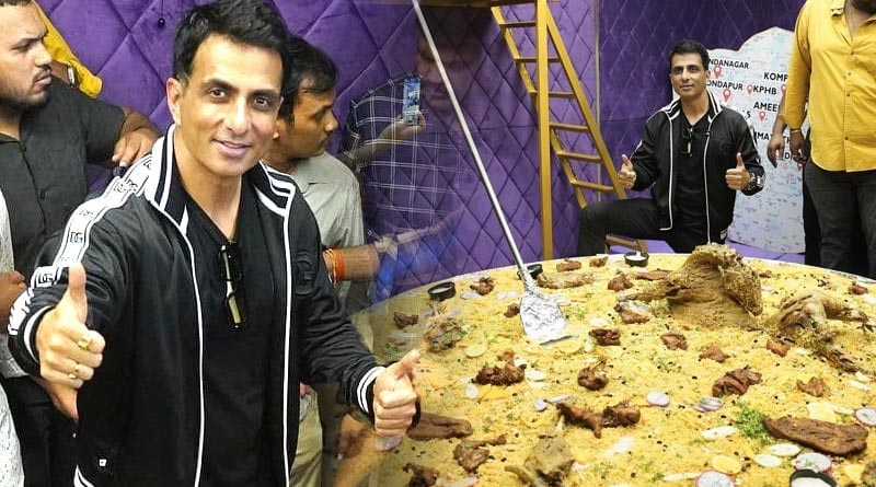 India biggest plate named after Sonu Sood