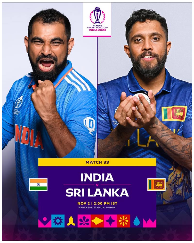 India Takes On Sri Lanka In WC 2023