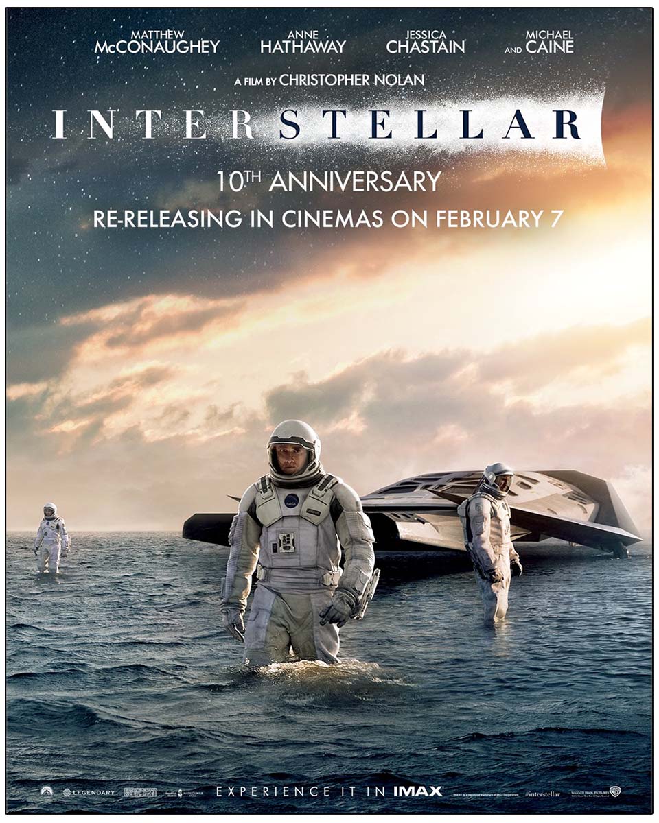 Interstellar re-release is scheduled for February 7th