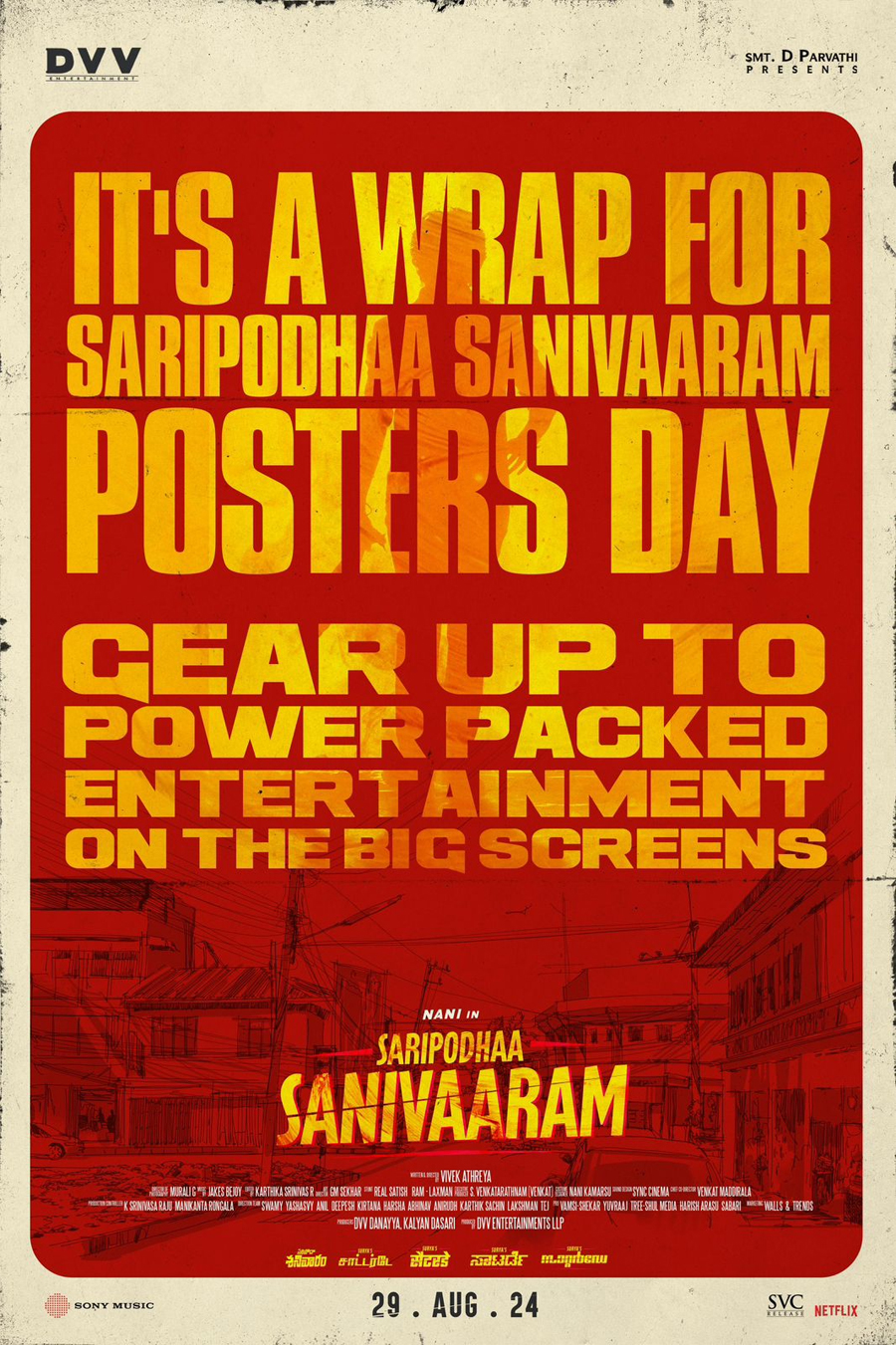 It is a wrap for Saripodhaa Sanivaaram