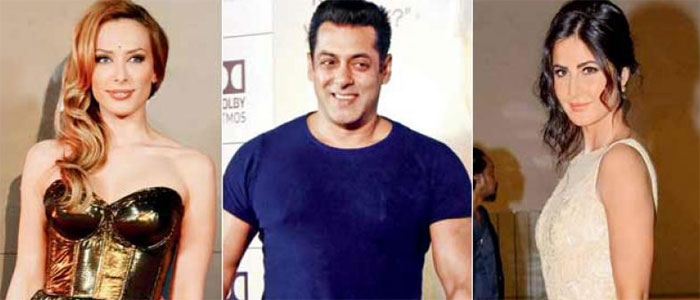 Iulia, Salman Khan and Katrina