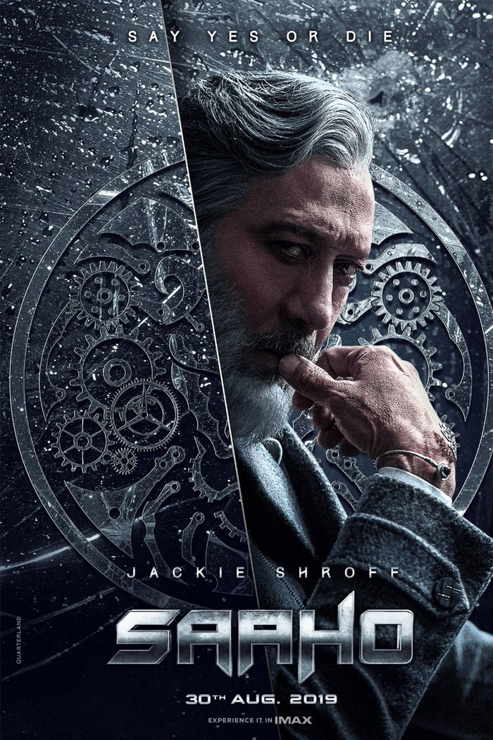 Jackie Shroff's Poster from Saaho Released