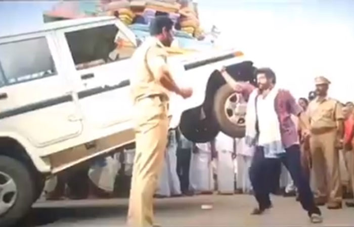 Jai Simha Bolero Lifting Scene Takes Fun by Mahindra Chairman