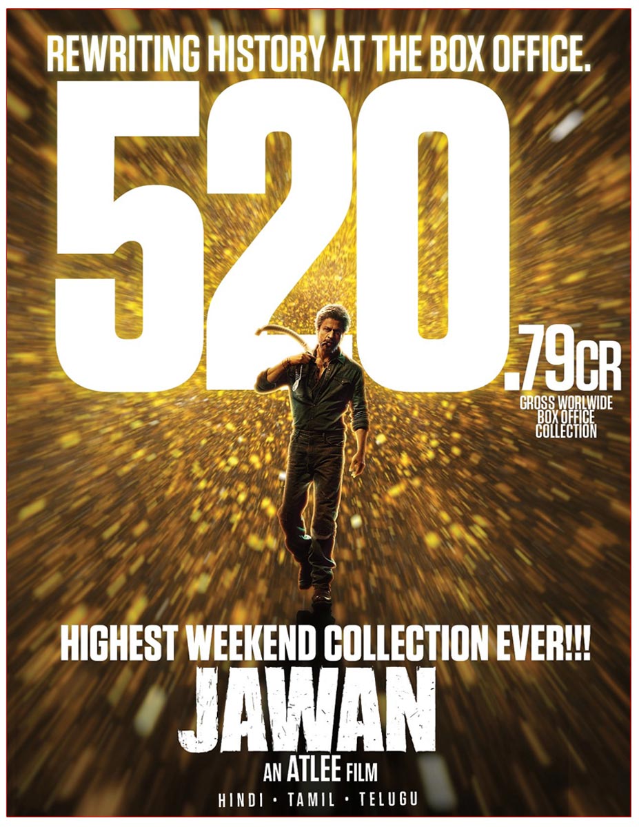 Jawan 4 Days Collections 