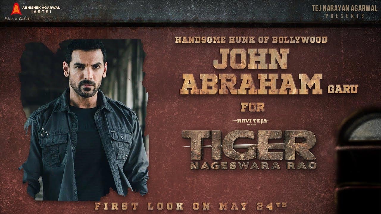 John Abraham special for Ravi Teja Tiger Nageswara Rao