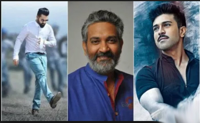 JR NTR, Rajamouli and Ram charan