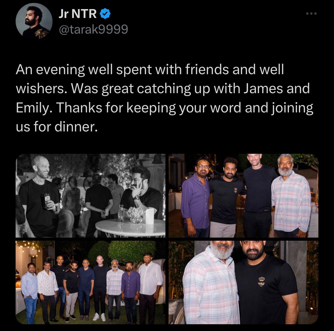 Jr NTR with renowned film personalities