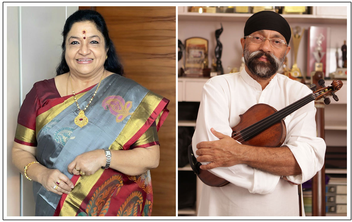 K S Chithra and Uttam Singh gets Lata Mangeshkar Award